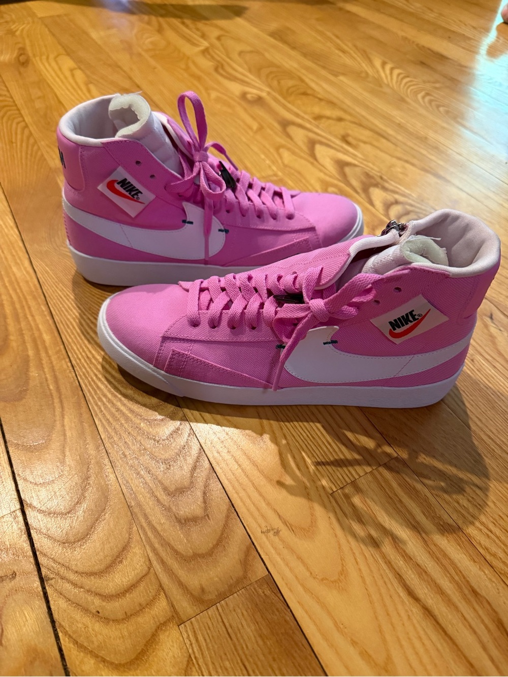 Women’s Nike Blazer Rebel Pink High-Top Sneakers